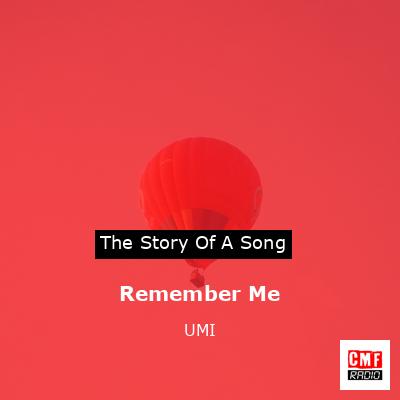 final cover Remember Me UMI