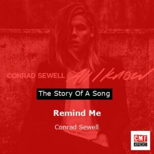 final cover Remind Me Conrad Sewell