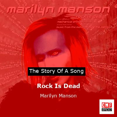 final cover Rock Is Dead Marilyn Manson