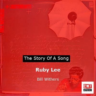 final cover Ruby Lee Bill Withers