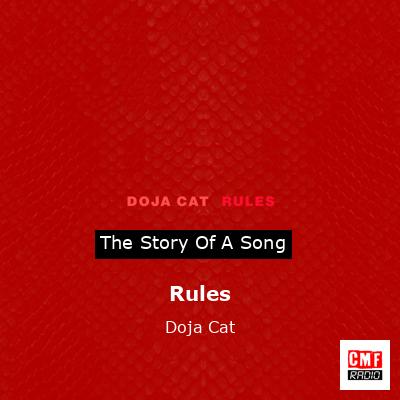 final cover Rules Doja Cat