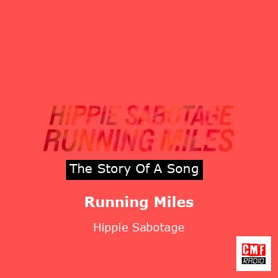 final cover Running Miles Hippie Sabotage