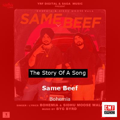 final cover Same Beef Bohemia