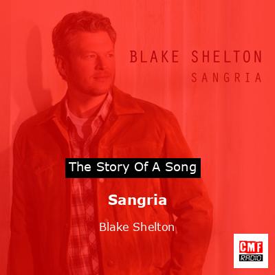 final cover Sangria Blake Shelton