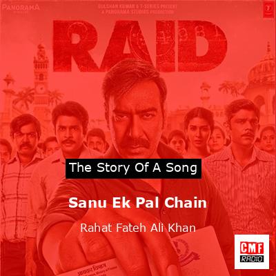 final cover Sanu Ek Pal Chain Rahat Fateh Ali Khan