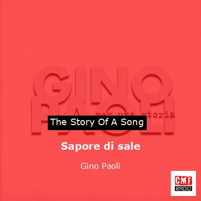 final cover Sapore di sale Gino Paoli