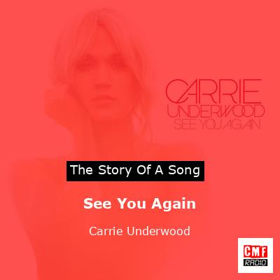 final cover See You Again Carrie Underwood