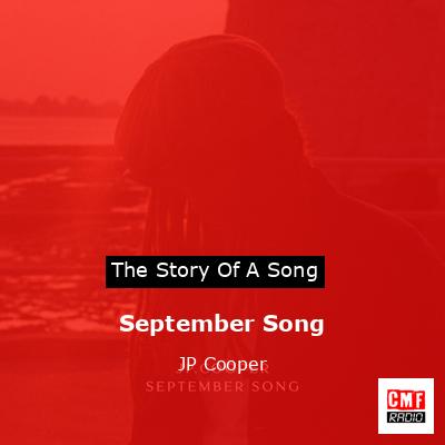 final cover September Song JP Cooper