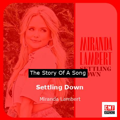 final cover Settling Down Miranda Lambert