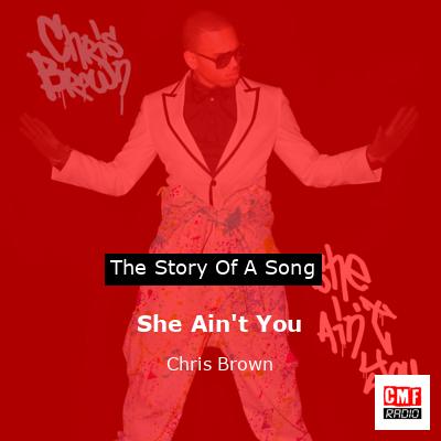 final cover She Aint You Chris Brown