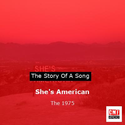 final cover Shes American The 1975