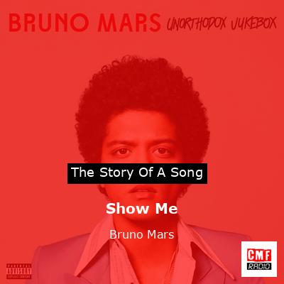 final cover Show Me Bruno Mars