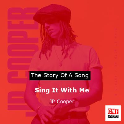 final cover Sing It With Me JP Cooper