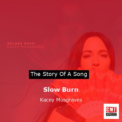 final cover Slow Burn Kacey Musgraves