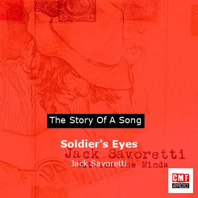 final cover Soldiers Eyes Jack Savoretti