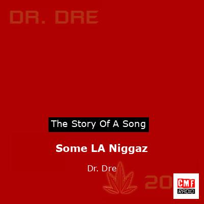 final cover Some LA Niggaz Dr. Dre