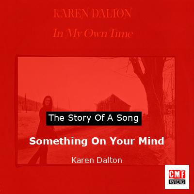 final cover Something On Your Mind Karen Dalton