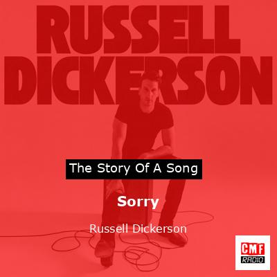final cover Sorry Russell Dickerson