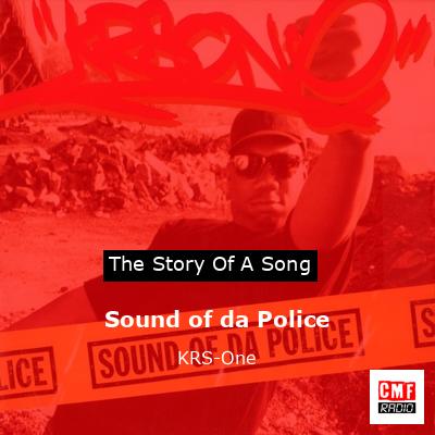 final cover Sound of da Police KRS One
