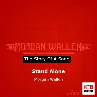 final cover Stand Alone Morgan Wallen