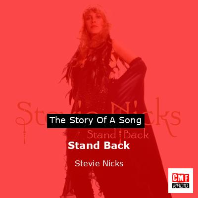 final cover Stand Back Stevie Nicks