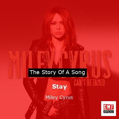 final cover Stay Miley Cyrus