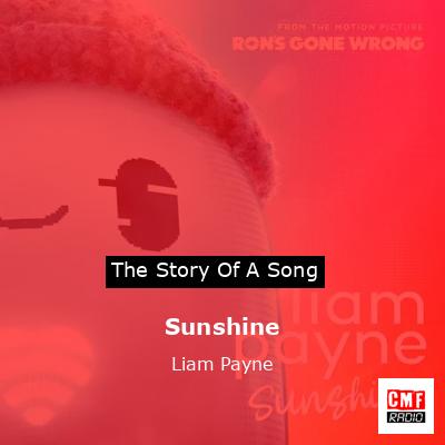 final cover Sunshine Liam Payne
