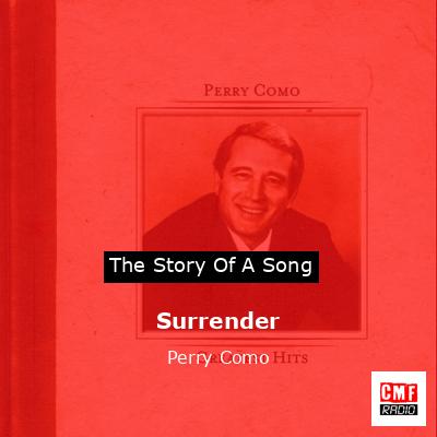 final cover Surrender Perry Como
