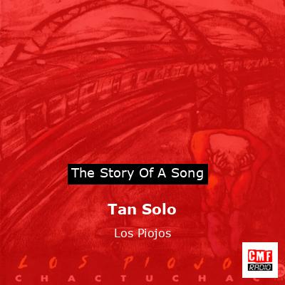 final cover Tan Solo Los Piojos