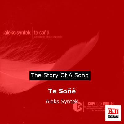 final cover Te Sone Aleks Syntek
