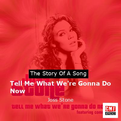 Tell Me What We’re Gonna Do Now – Joss Stone