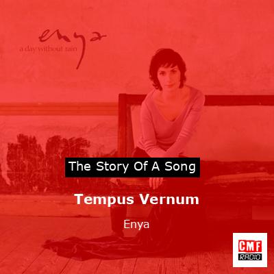 final cover Tempus Vernum Enya