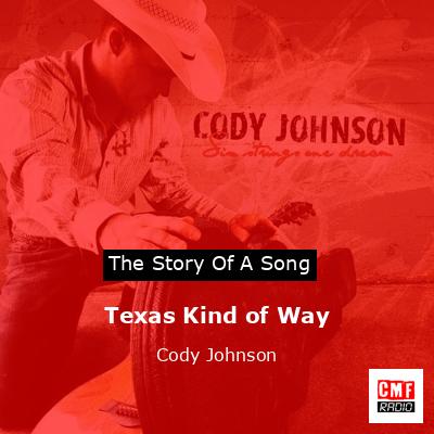 final cover Texas Kind of Way Cody Johnson
