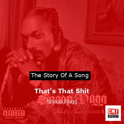final cover Thats That Shit Snoop Dogg