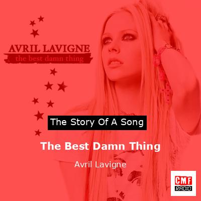 final cover The Best Damn Thing Avril Lavigne