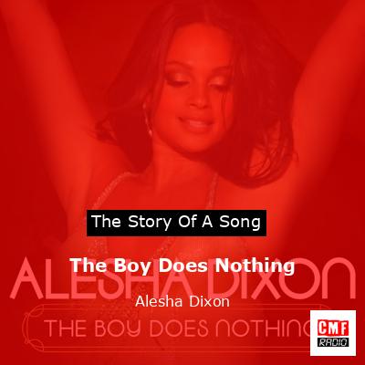 final cover The Boy Does Nothing Alesha Dixon