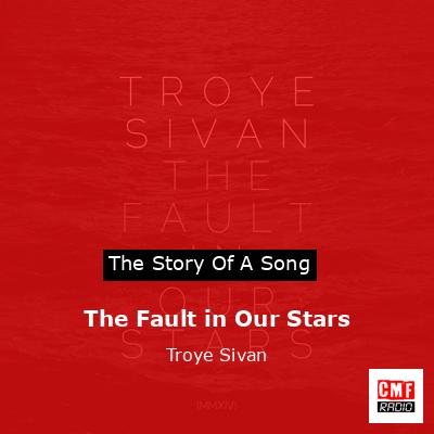 final cover The Fault in Our Stars Troye Sivan
