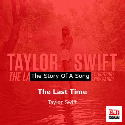 final cover The Last Time Taylor Swift