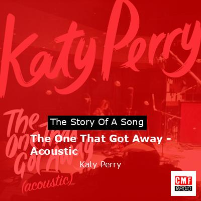 final cover The One That Got Away Acoustic Katy Perry