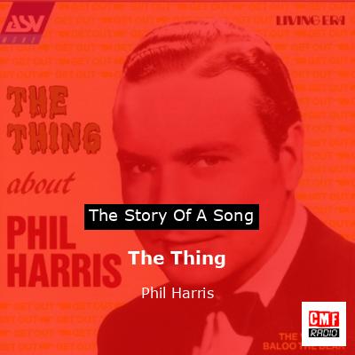 final cover The Thing Phil Harris