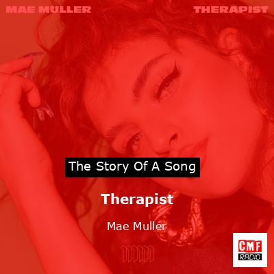 final cover Therapist Mae Muller