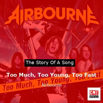 final cover Too Much Too Young Too Fast Airbourne