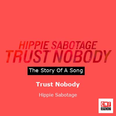 final cover Trust Nobody Hippie Sabotage
