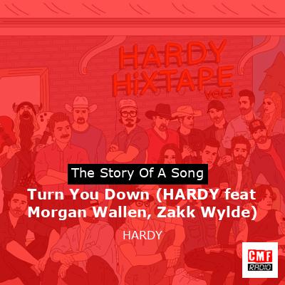 final cover Turn You Down HARDY feat Morgan Wallen Zakk Wylde HARDY