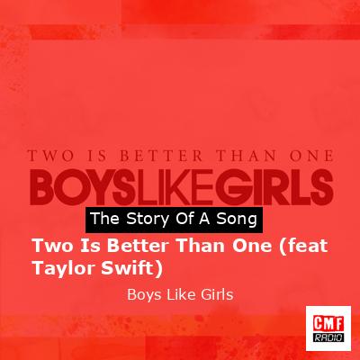 final cover Two Is Better Than One feat Taylor Swift Boys Like Girls