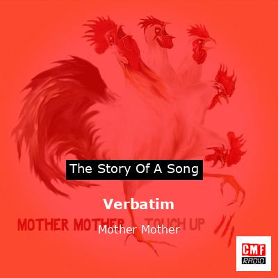 final cover Verbatim Mother Mother