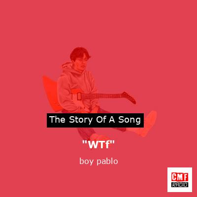 “WTf” – boy pablo