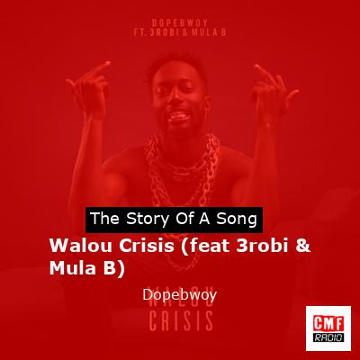 Walou Crisis (feat 3robi & Mula B) – Dopebwoy