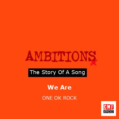 final cover We Are ONE OK ROCK
