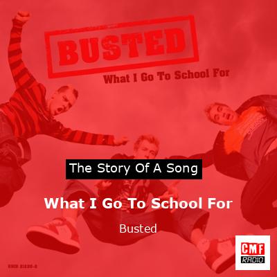 What I Go To School For – Busted
